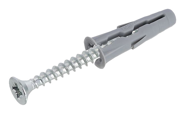 Universalplugg med skrue 6 x 40 mm